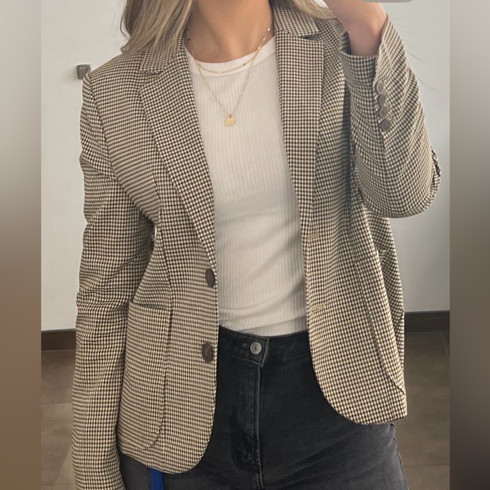 Steve Madden Plaid Blazer